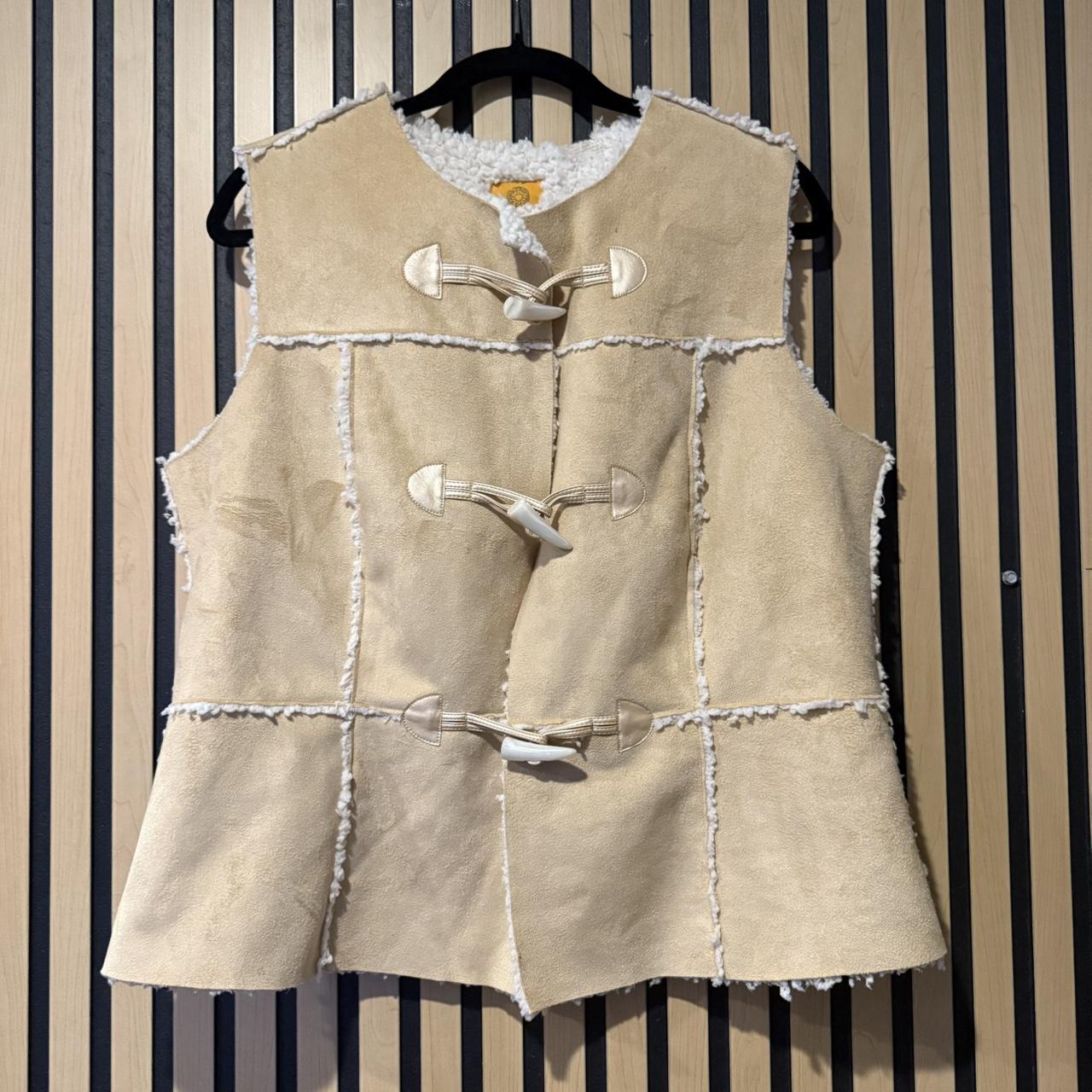 Ruby Rd. Women's Vest - Tan/Cream - 14 – Soft and… - image 1