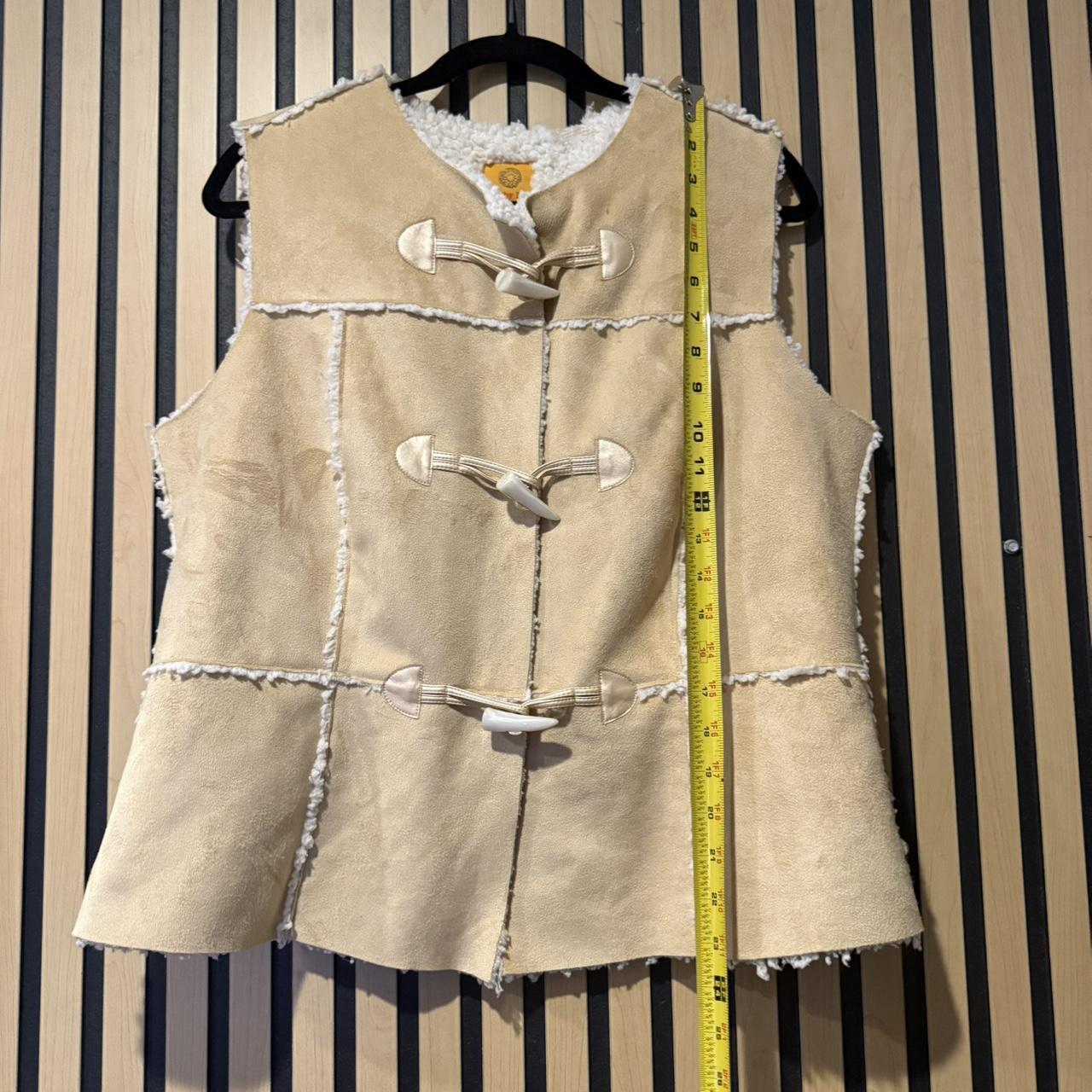 Ruby Rd. Women's Vest - Tan/Cream - 14 – Soft and… - image 3