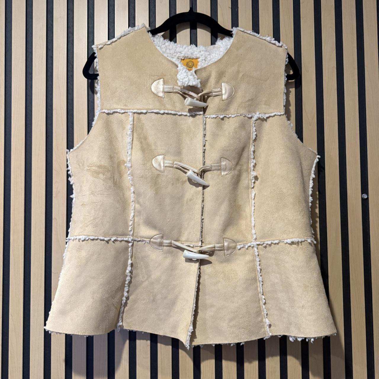 Ruby Rd. Women's Vest - Tan/Cream - 14 – Soft and… - image 6