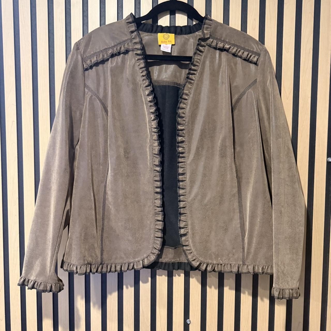 Ruby Rd. Women's Jacket - Grey/Brown - 14 – Ruby … - image 1