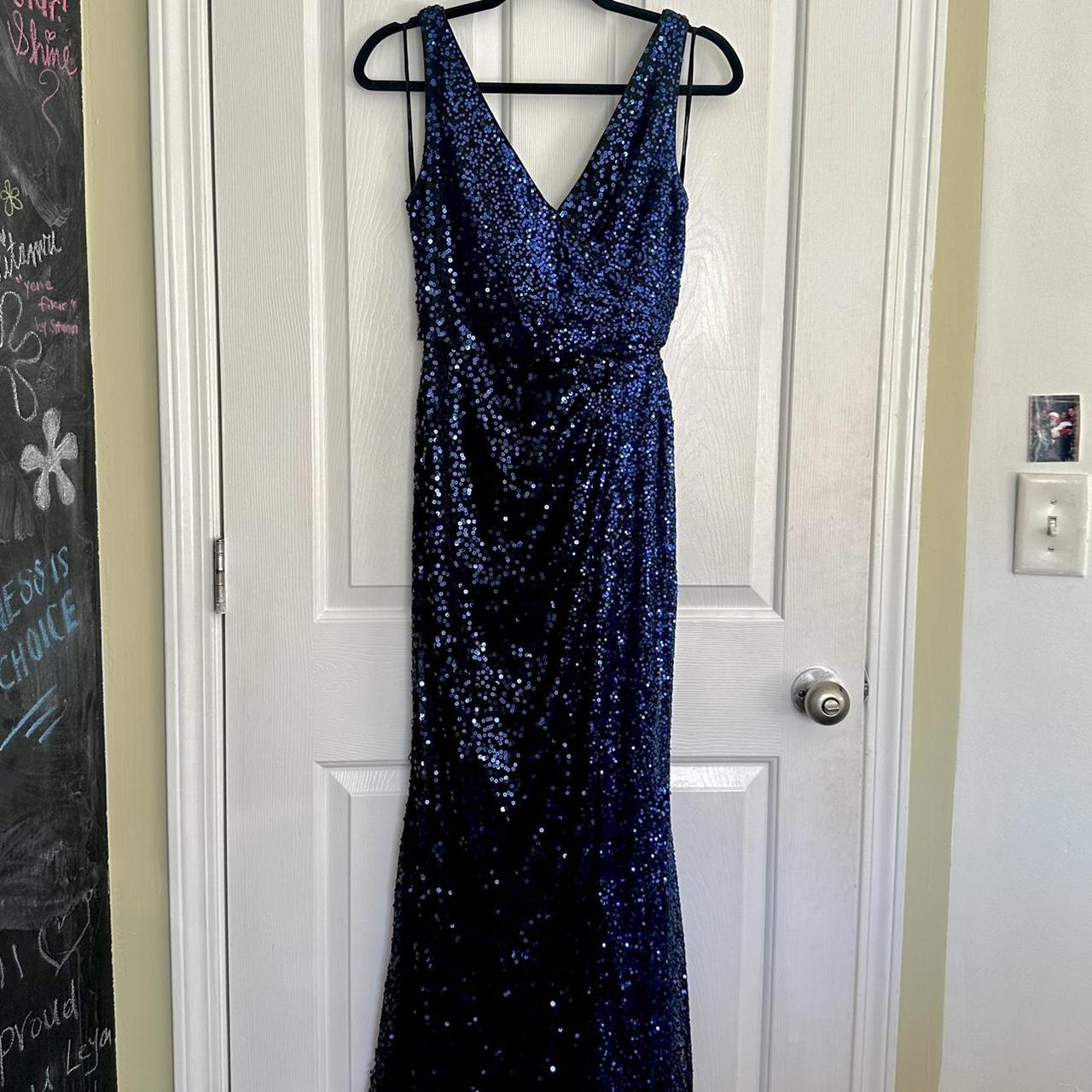 Badgley Mischka Sequin Gown #prom #wedding... - Depop