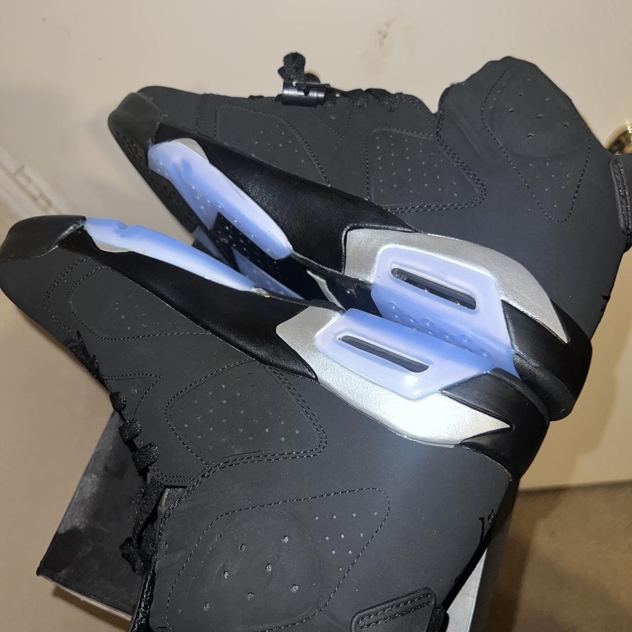 black and white jordans size 6