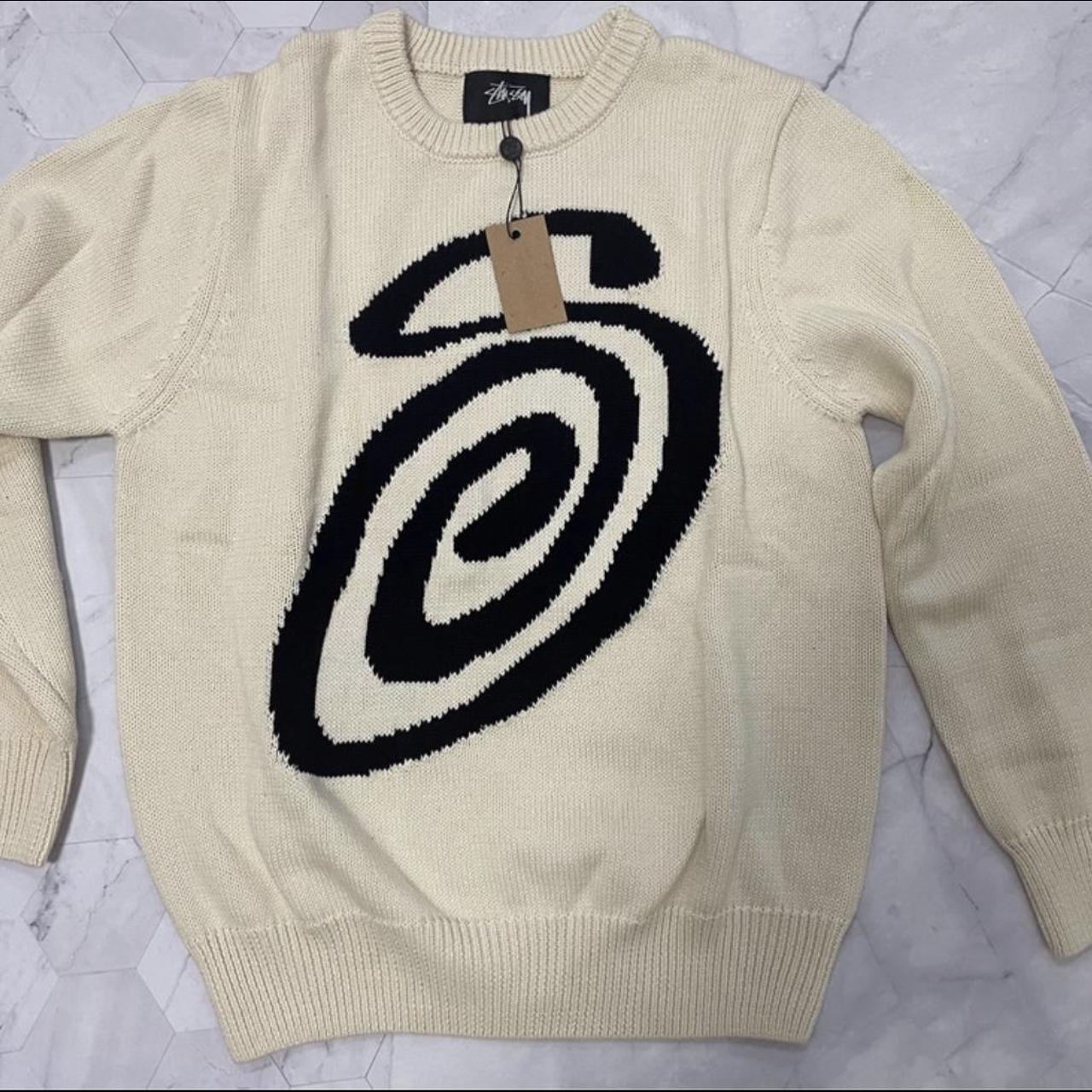 stussy curly s sweater-