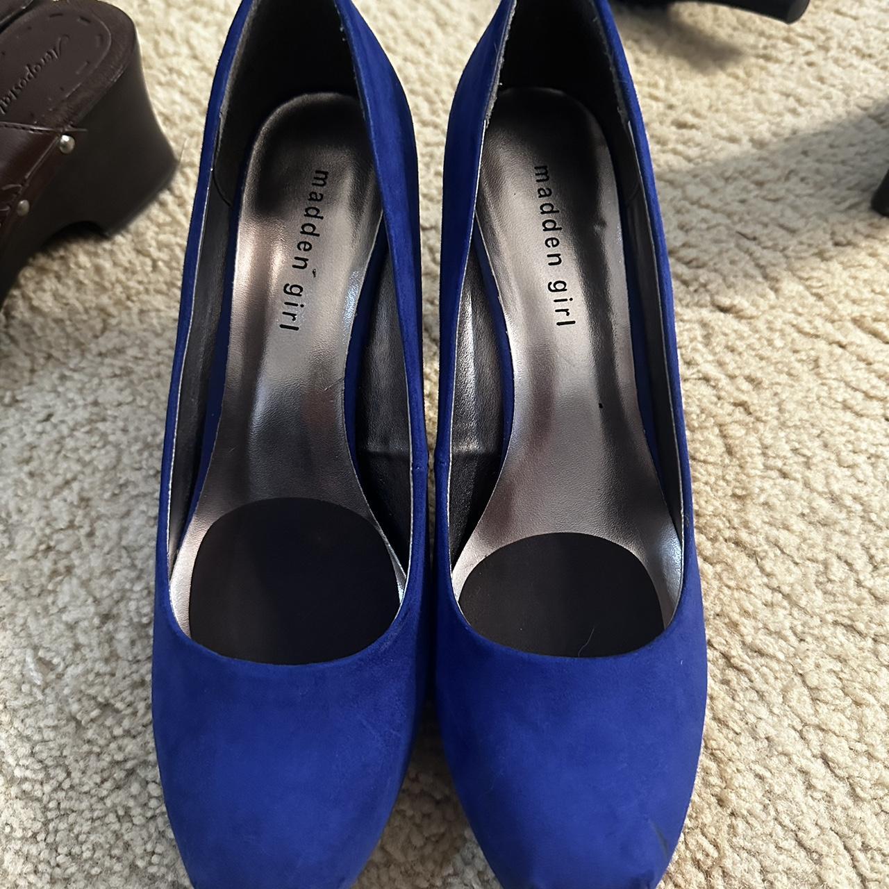 madden girl blue heels