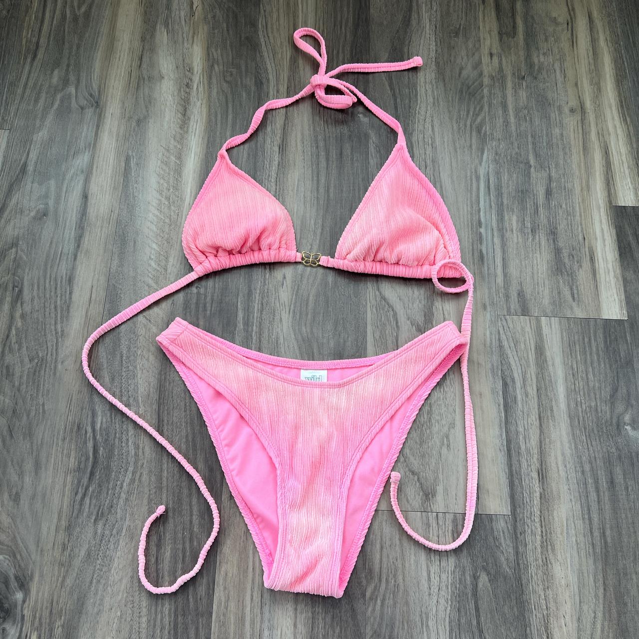 Pink String Bikini Wild Fable bikini from target... - Depop