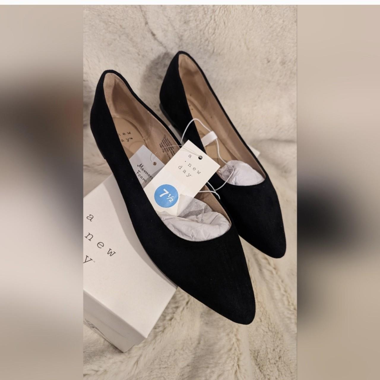 Womens black sale flats size 7.5