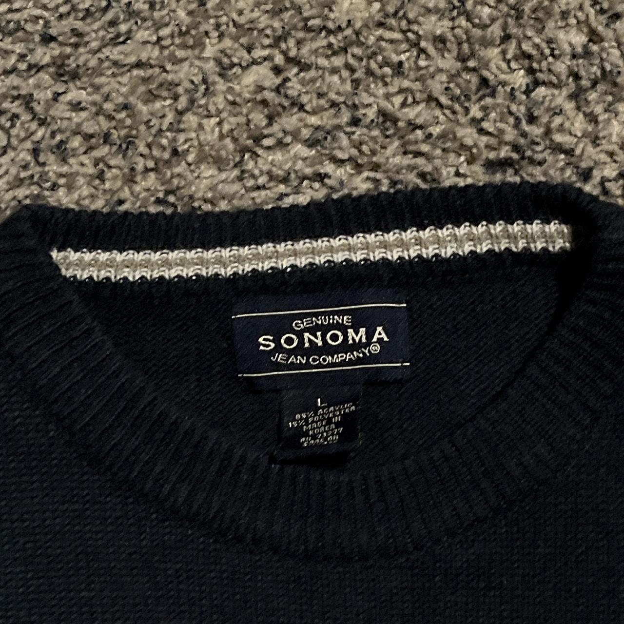 Vintage Sonoma Striped Sweater Vintage Sonoma... - Depop