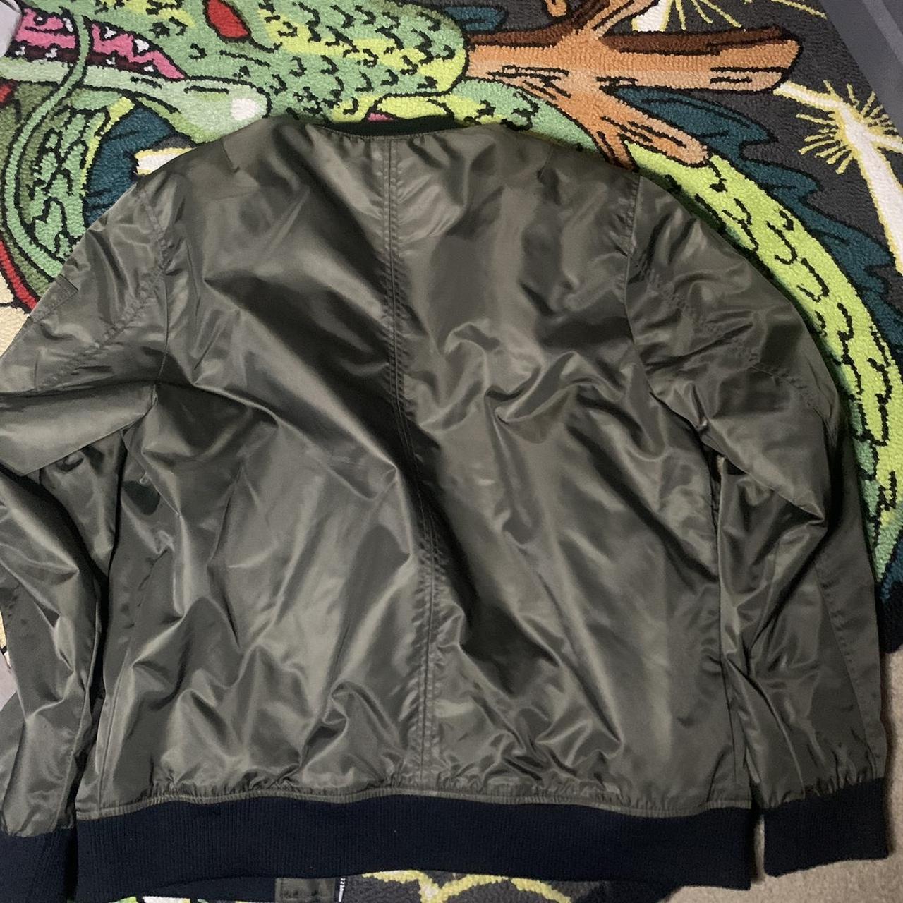 GUESS Bomber Jacket ( L ) Size large, very clean... - Depop