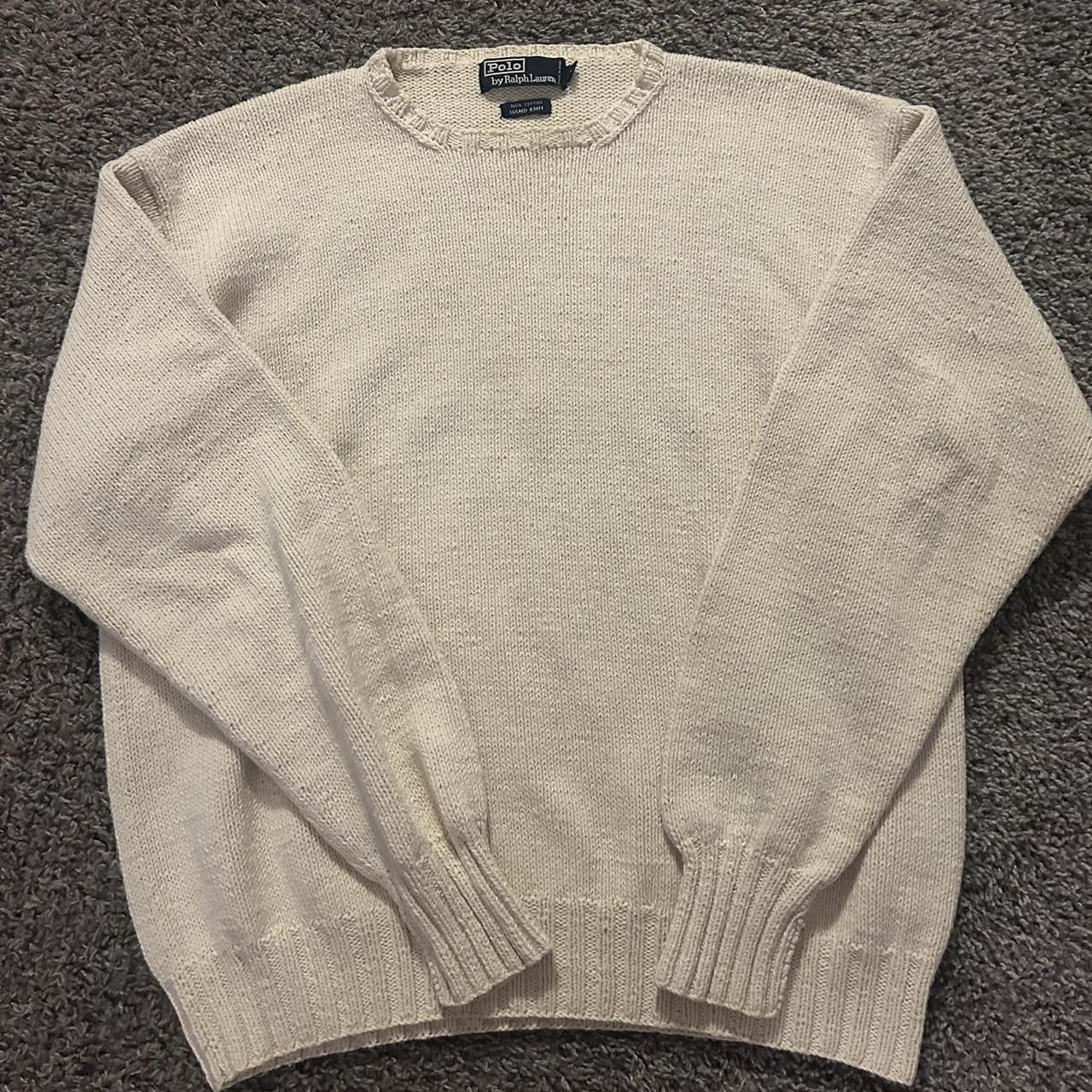 90s men’s vintage knit polo sweater #oldmoney... - Depop