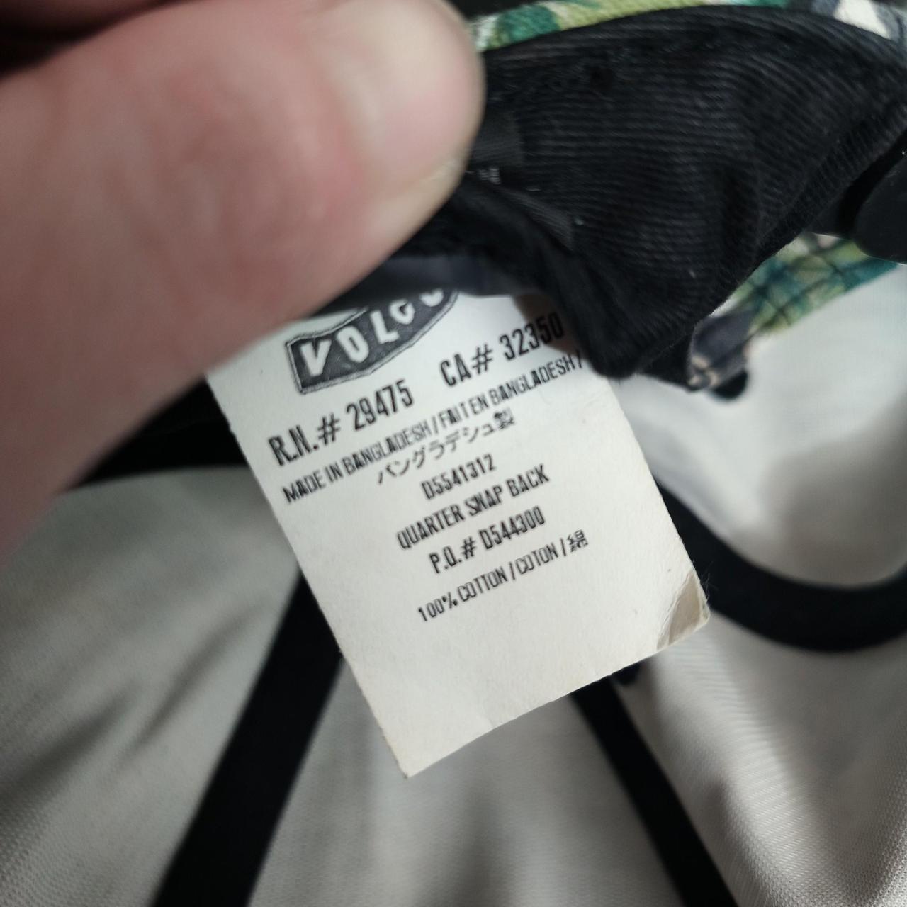 Volcom Men's Hat - Green/Multi – Volcom Cap Snap … - image 8