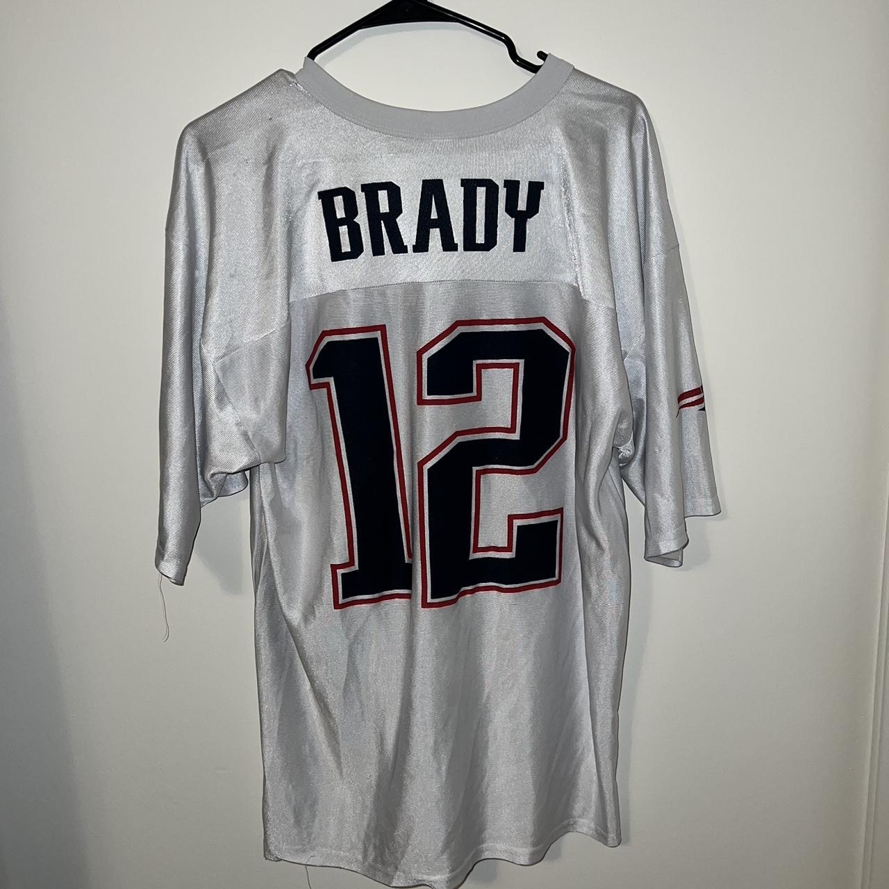 New England Patriots #12 Tom Brady Reebok Jersey - Depop