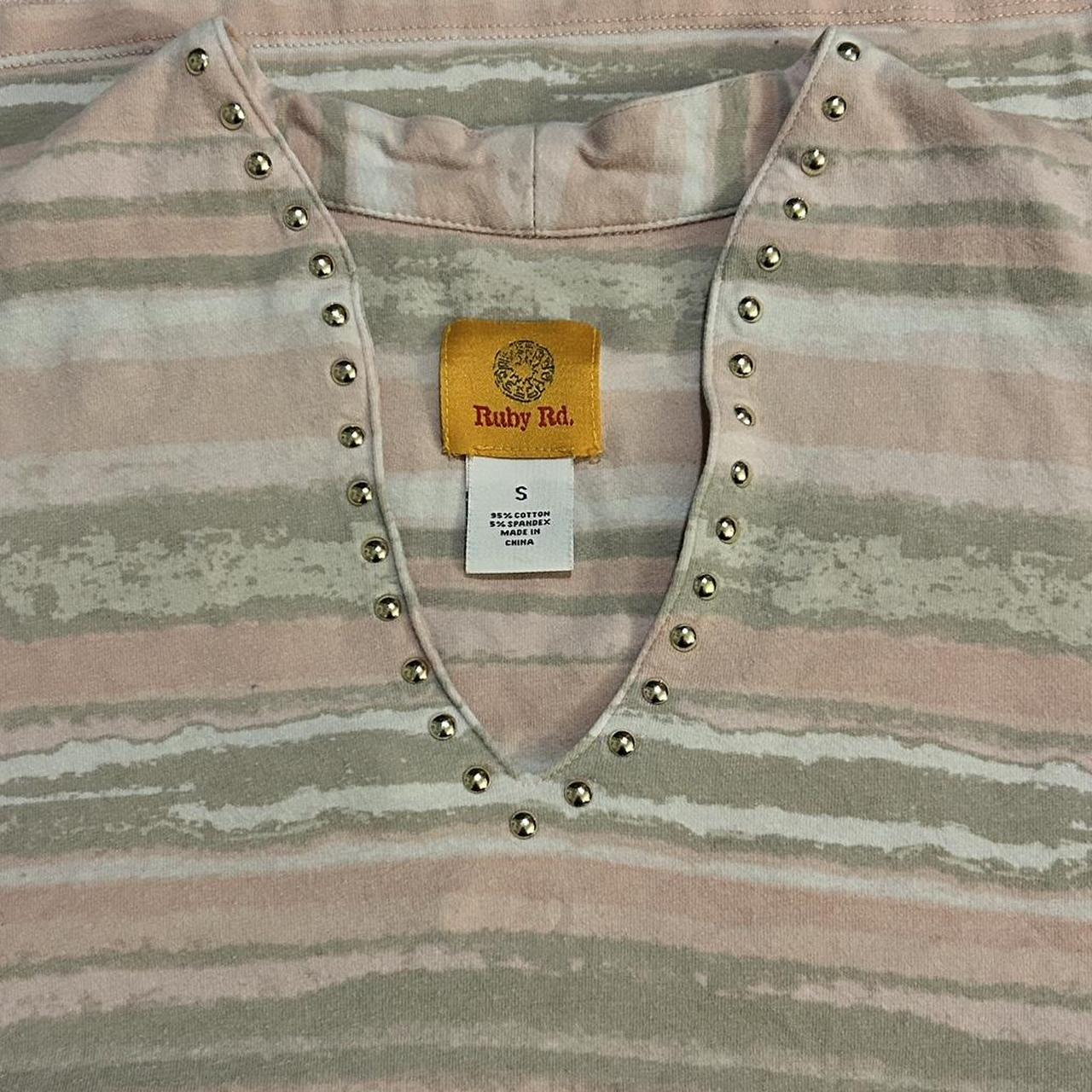 Ruby Rd. Women's Blouse - Multi/Pink - S – washed… - image 4