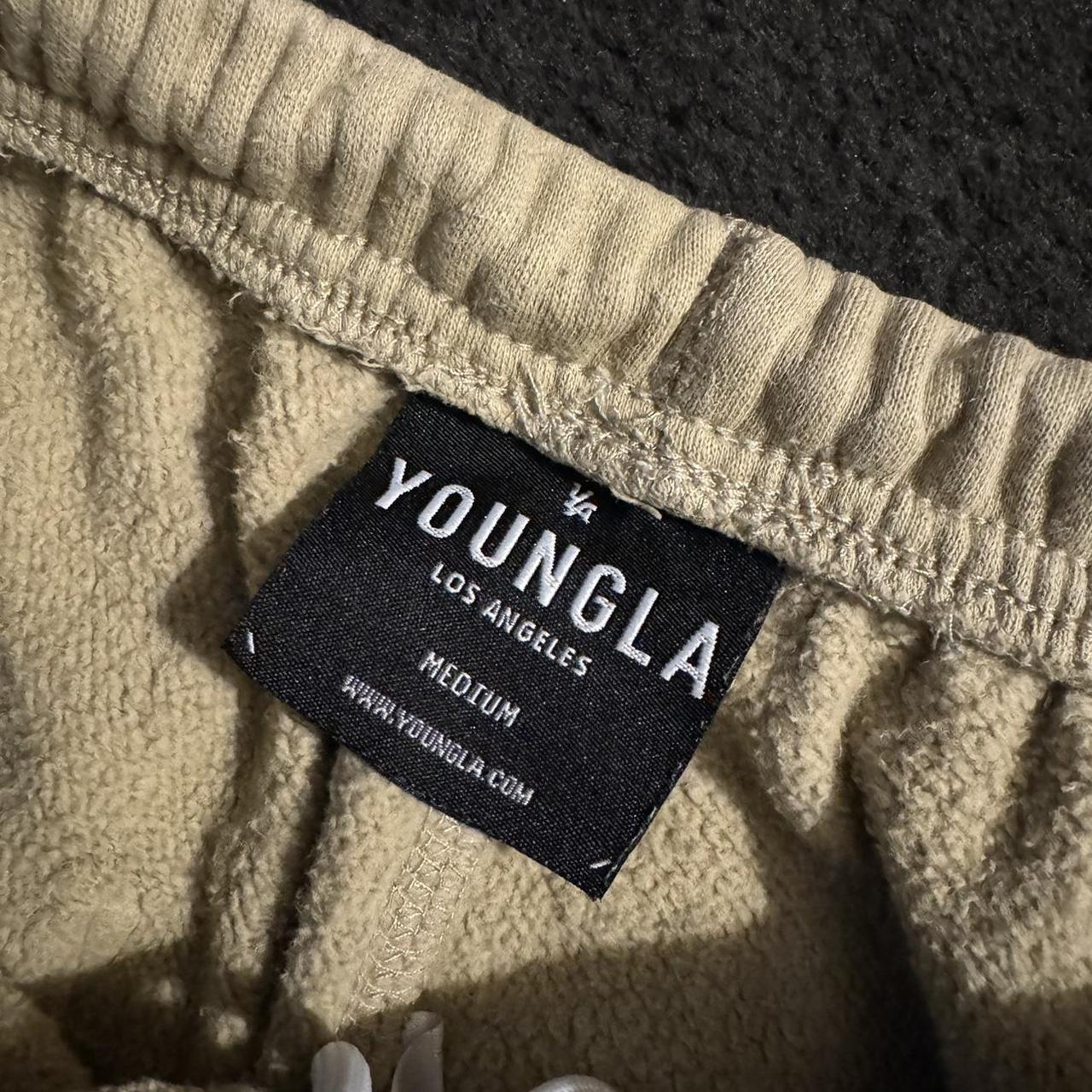 YoungLA Immortal Joggers Size Medium Tan - Depop