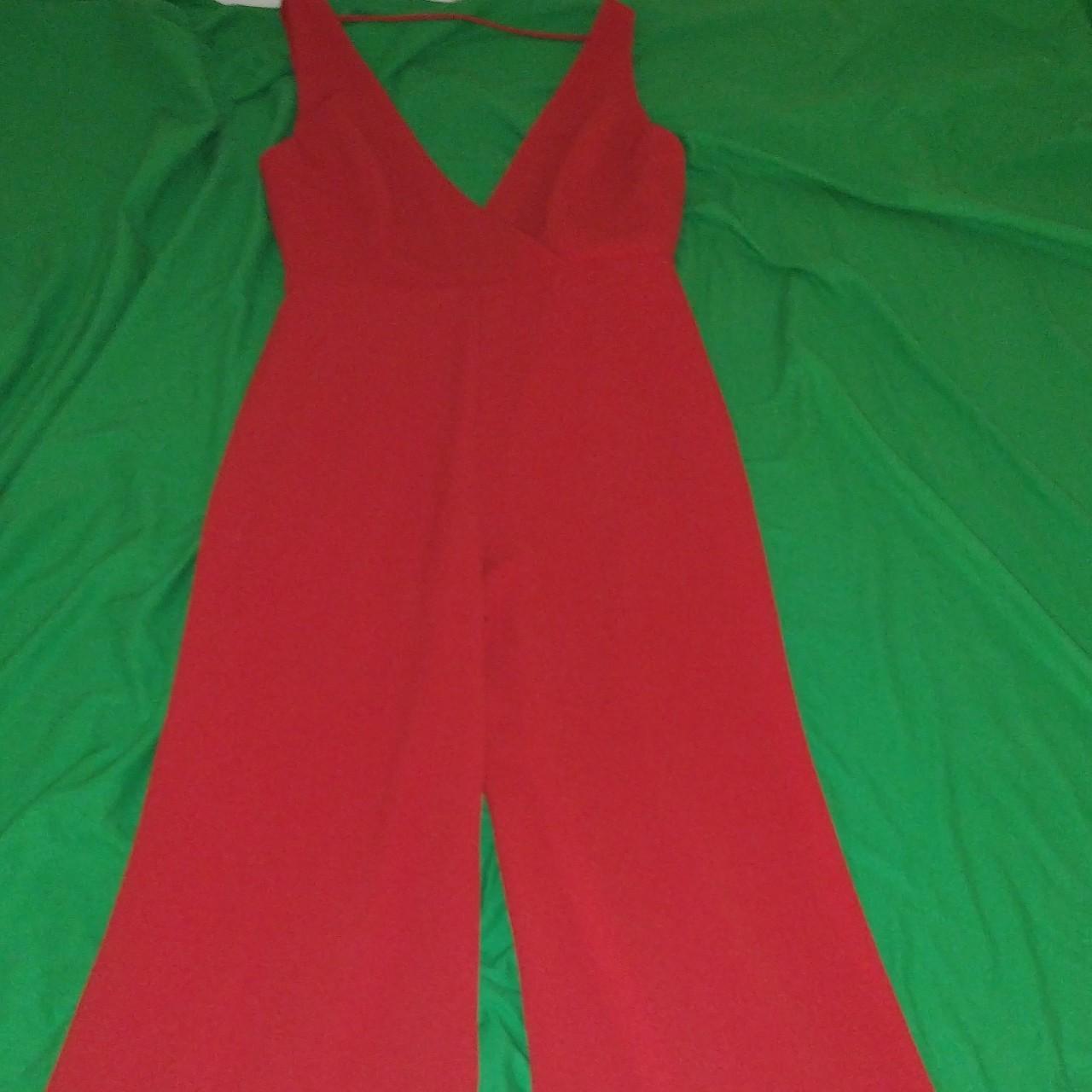 Wayf 2025 red jumpsuit