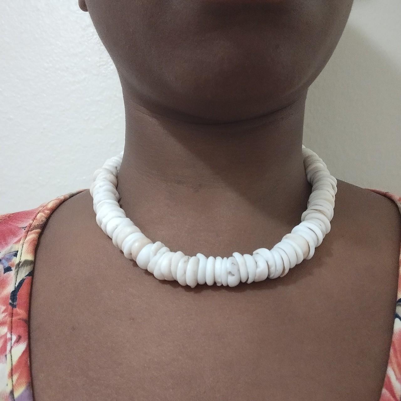 Cream Big Bead Necklace, multi Strand Statement Jewelry, cream Chunky –  Polka Dot Drawer