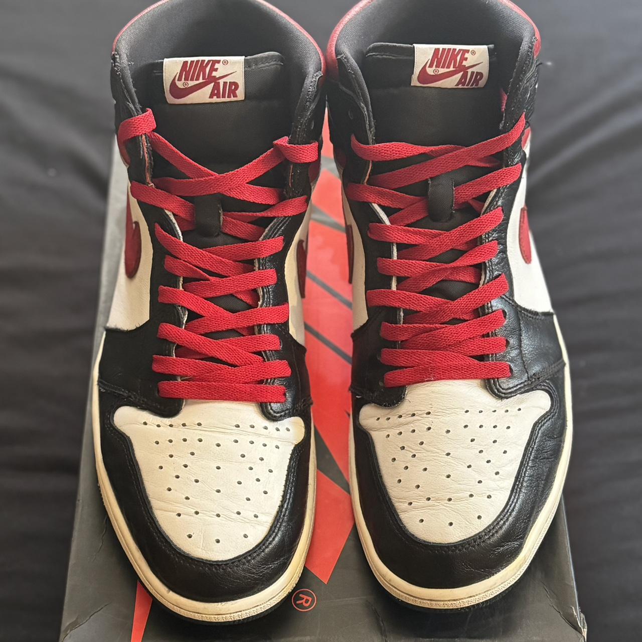 Air Jordan 1 Retro High Gym Reds. Used NOT mint... - Depop