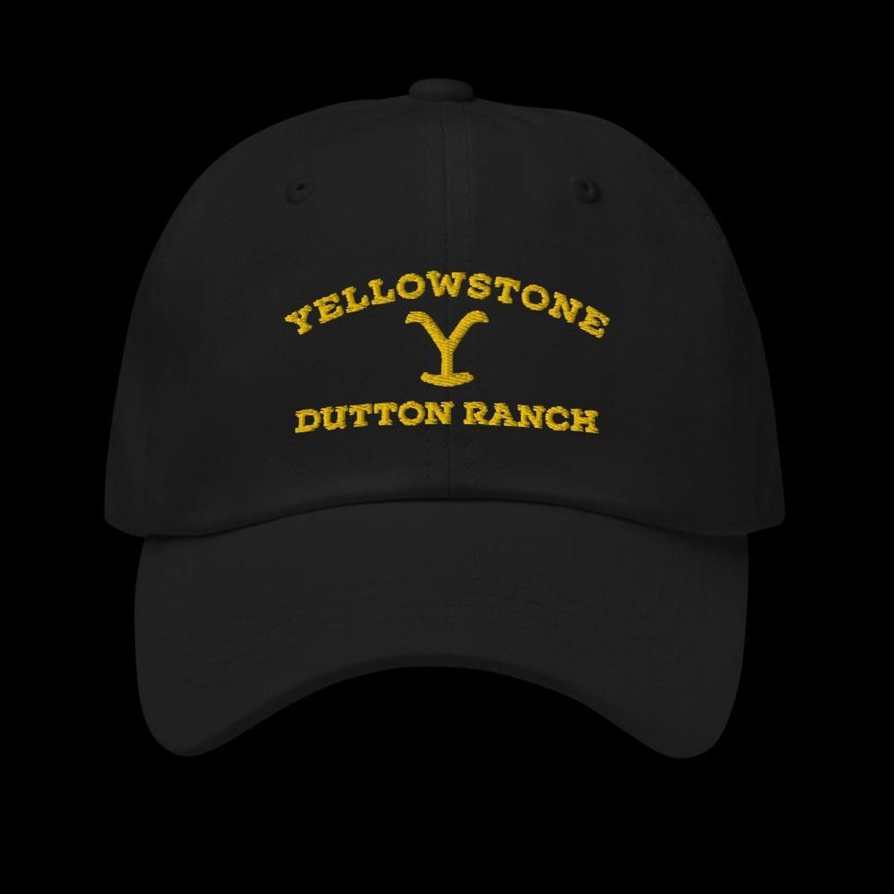 New Yellowstone Dutton Ranch Trucker Hat Black Depop