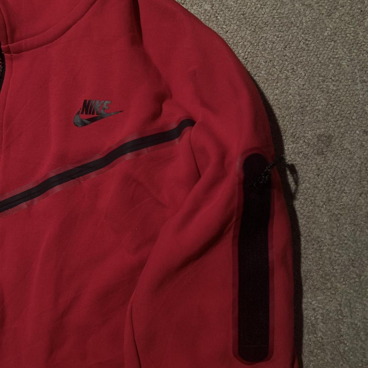 nike tech red suit
