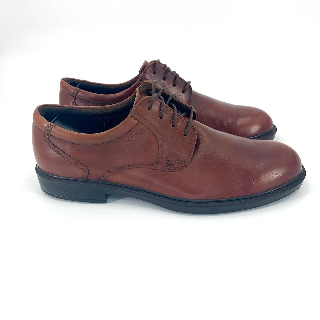 ECCO Men’s Size 45 (US 11/11.5) Brown Leather Oxford... - Depop