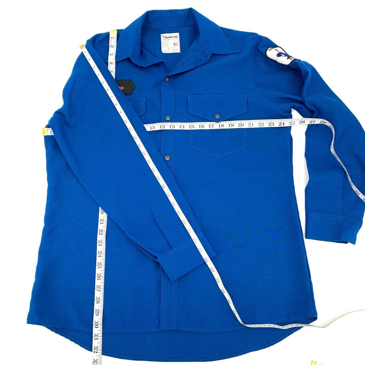 Workrite Men’s XL Vintage Workshirt Name Tag “Trav”... Depop