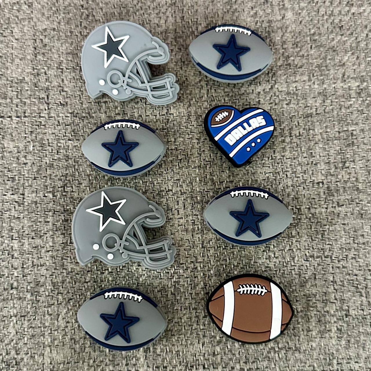 Cowboys jibbitz crocs shoe charms Set Of 5