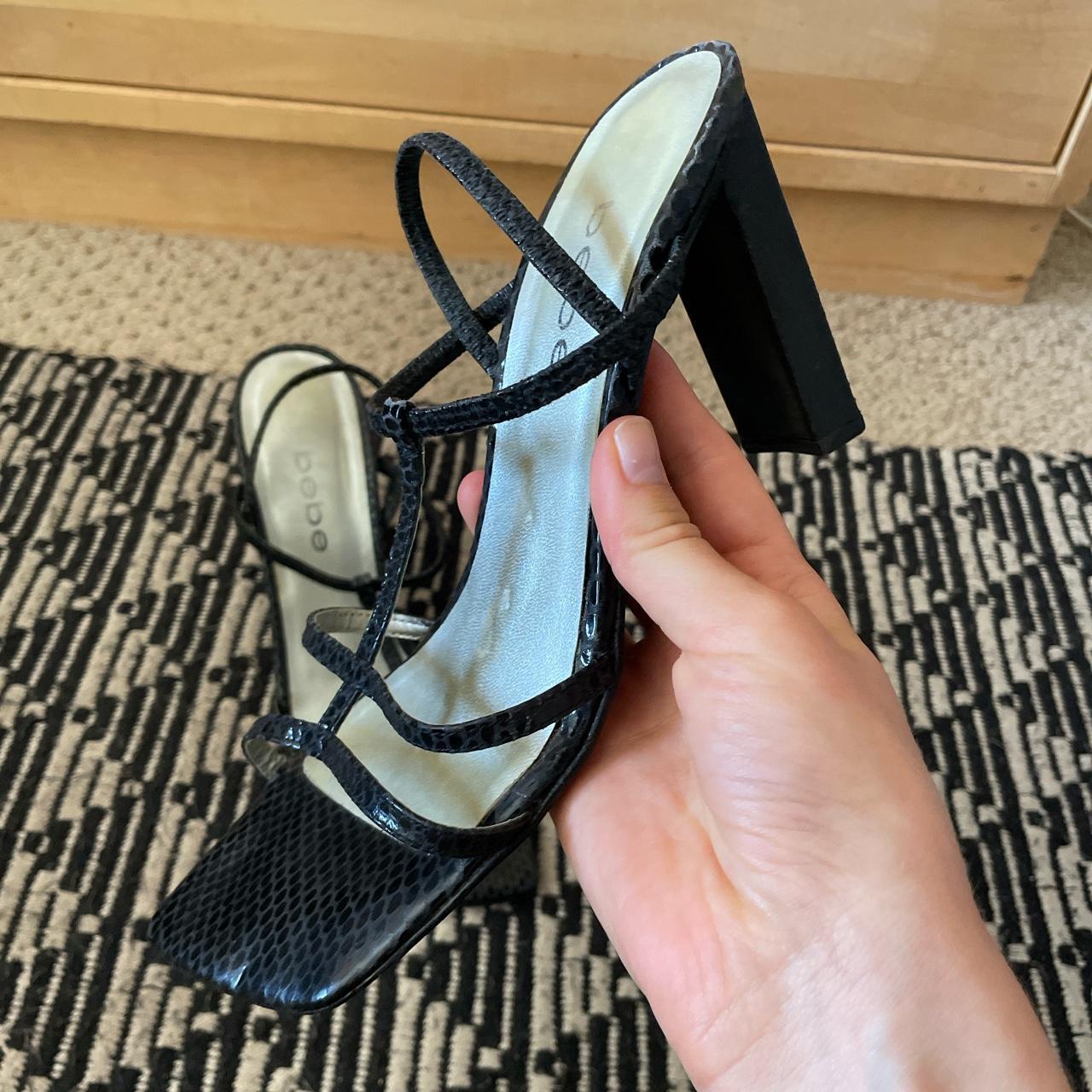 Bebe clearance black sandals