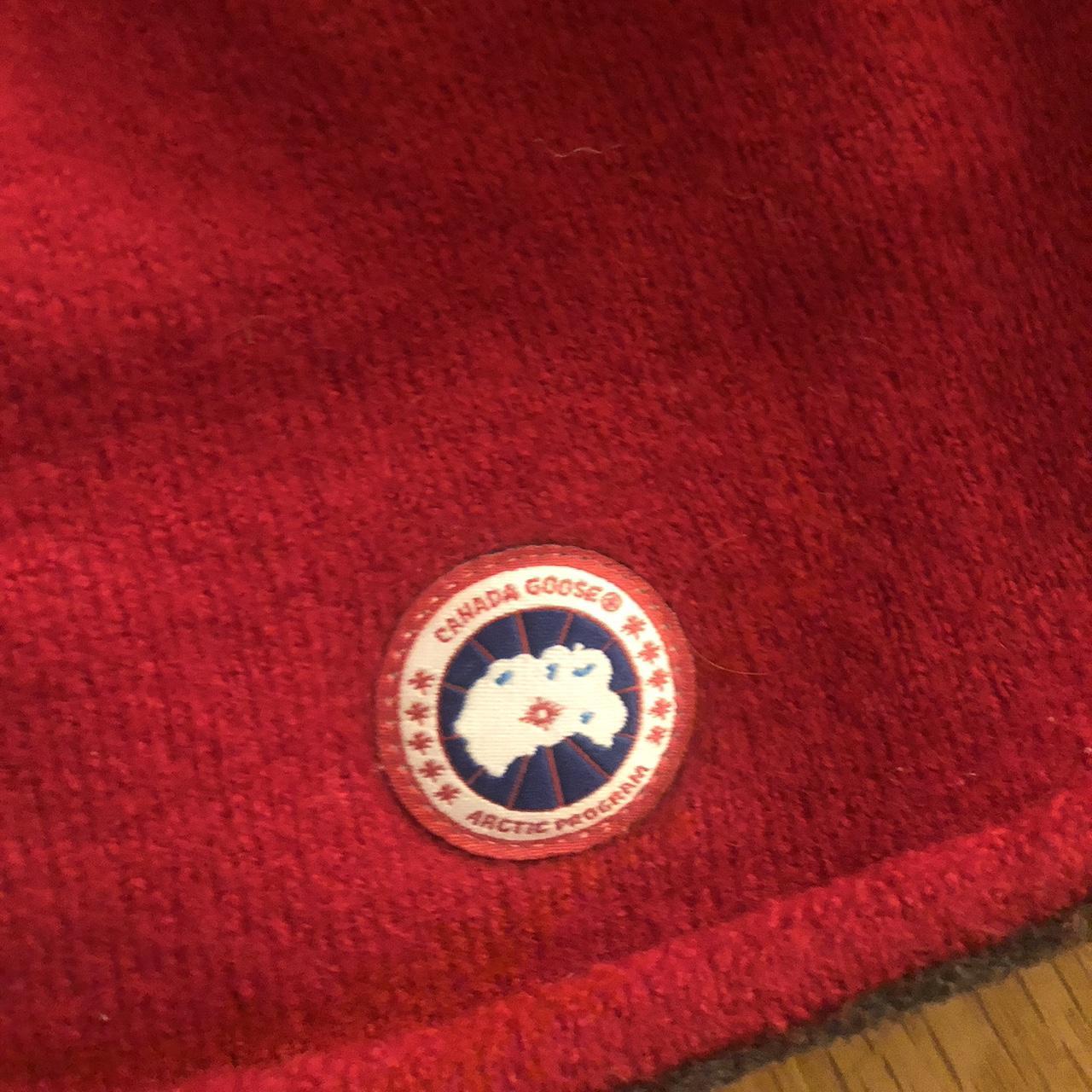 Canada goose beanie Red Small fit - Depop