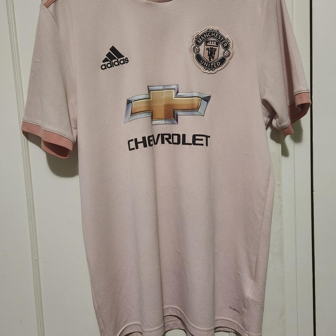 Pink Jersey Man U Away Kit 2019 Manchester United Football Pink