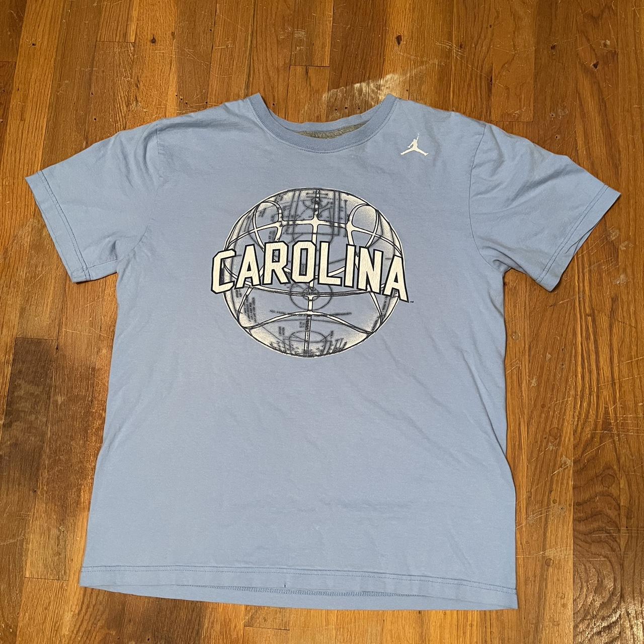 North Carolina Tarheels Nike Jordan Tee Shirt Size... - Depop