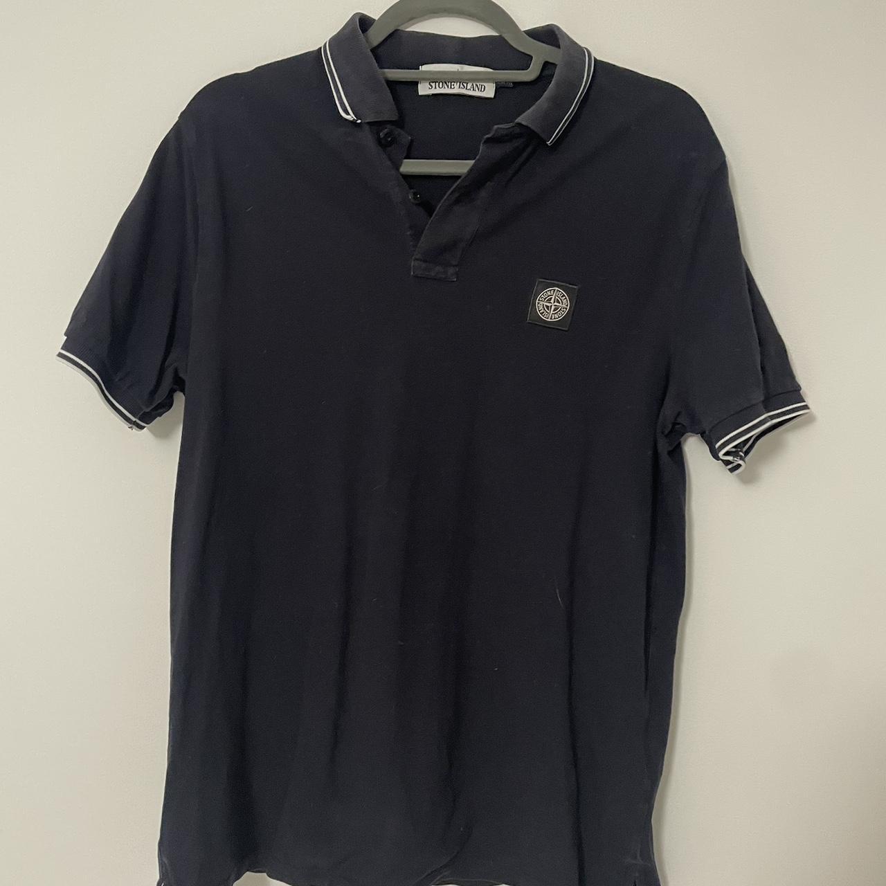 Stone Island Polo - L 100% authentic Used but... - Depop