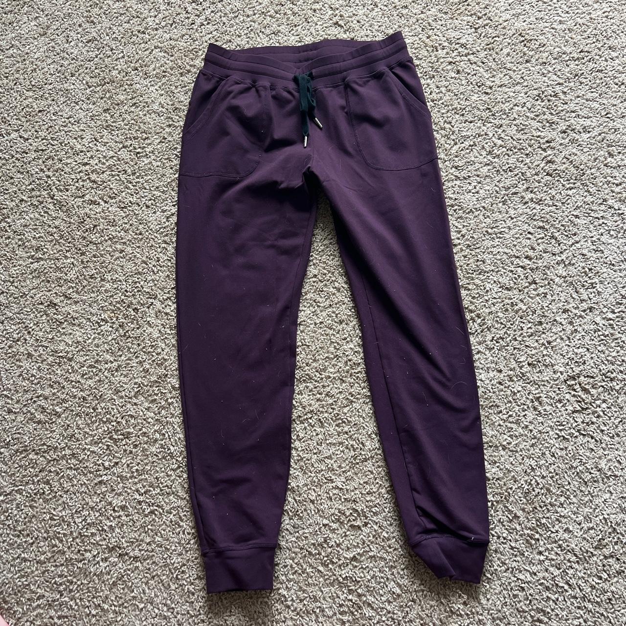 Zyia active pants womens medium M burgundy joggers - Depop