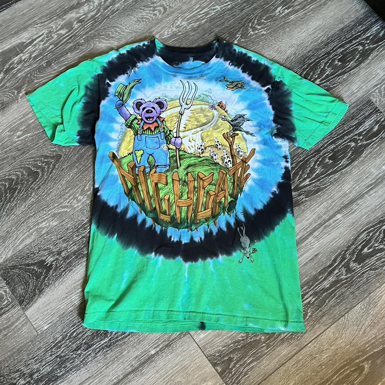 Greatful Dead Highgate Liquid Blue T Shirt Size - Depop