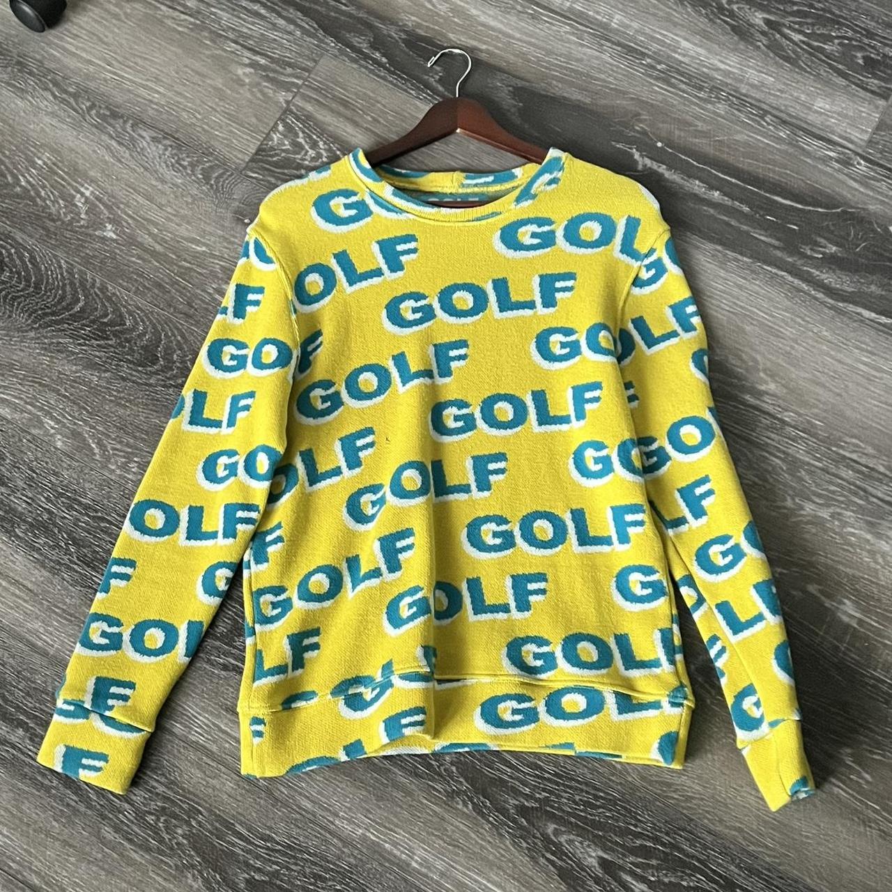 Yellow 2025 golf sweater