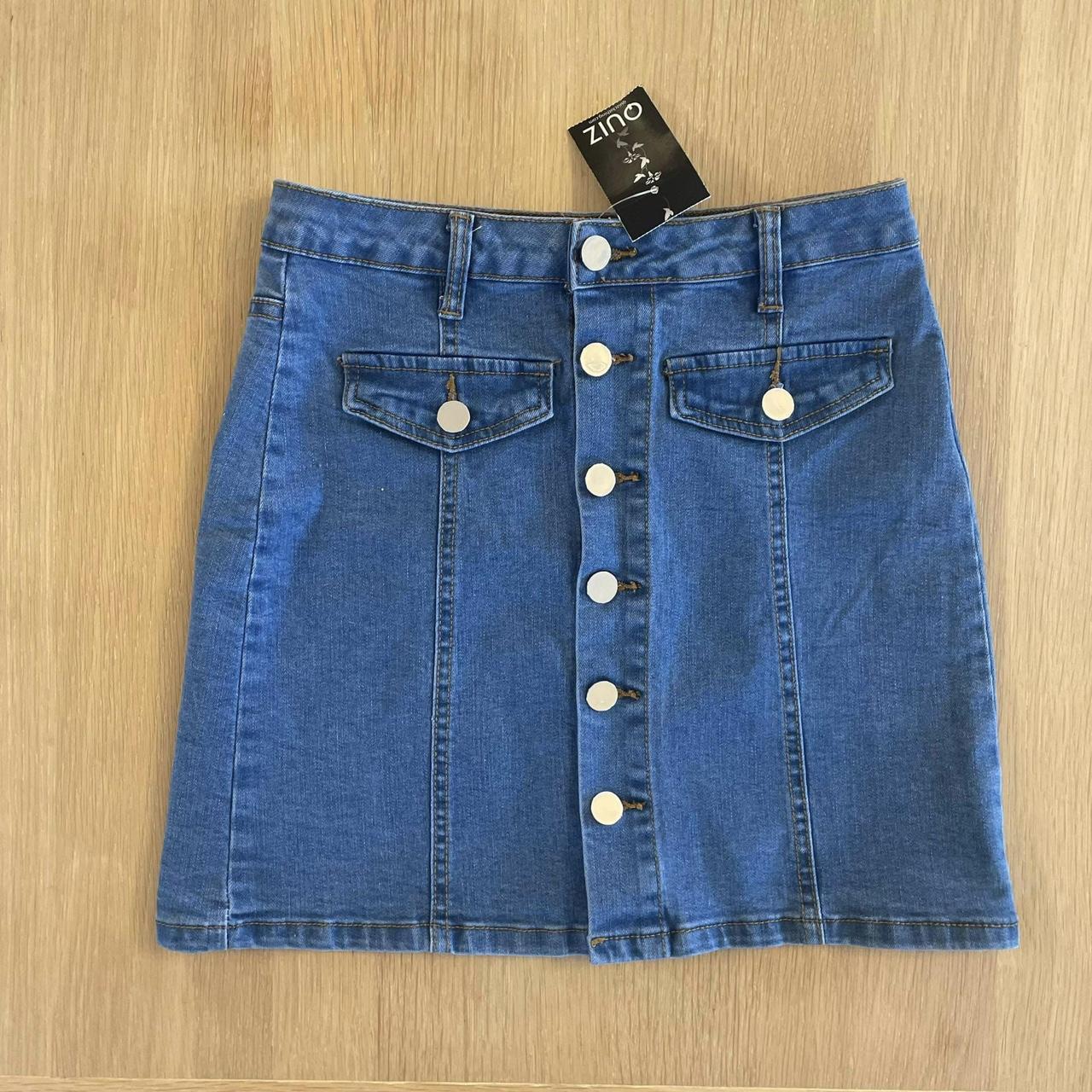 Denim mini skirt quiz best sale