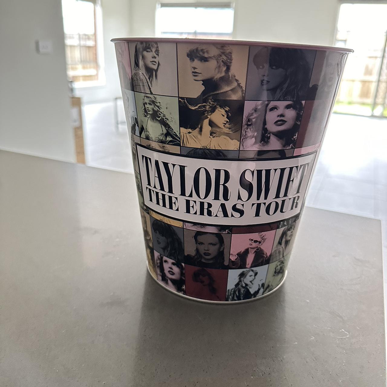 Taylor swift popcorn tin- some dints on the bottom... - Depop