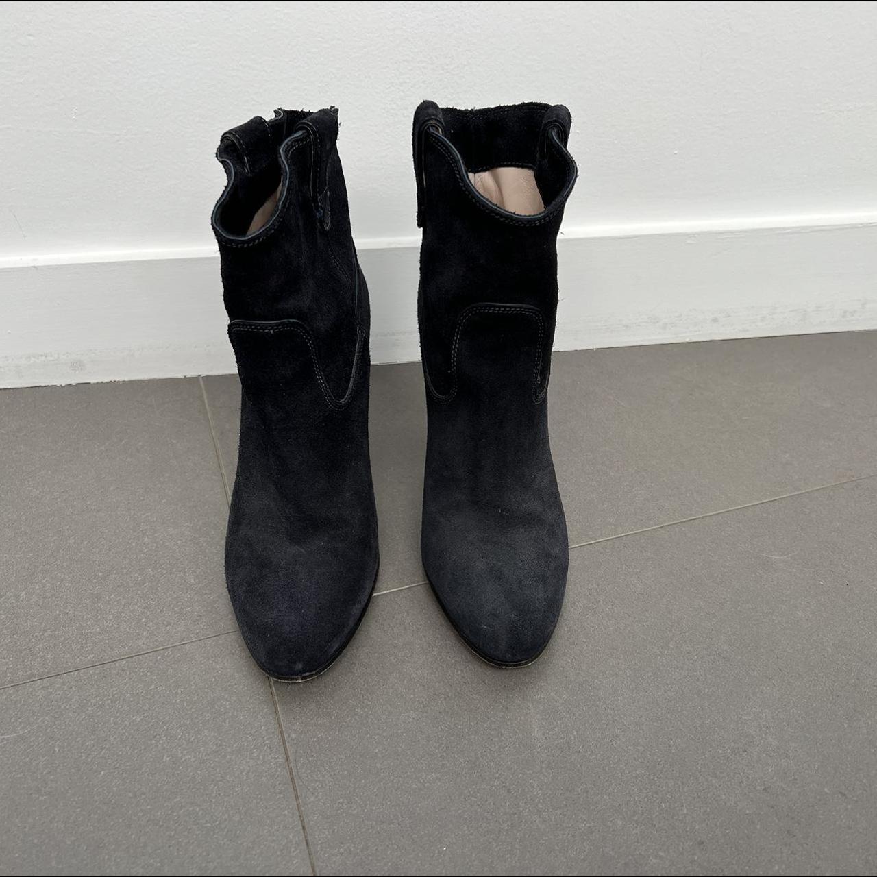 SCOOP slouch boots. Size 7.5. Beautiful navy suede....