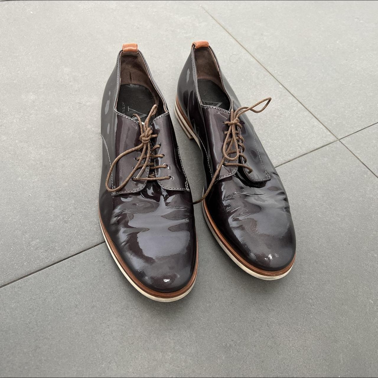 Agl patent sales leather oxfords