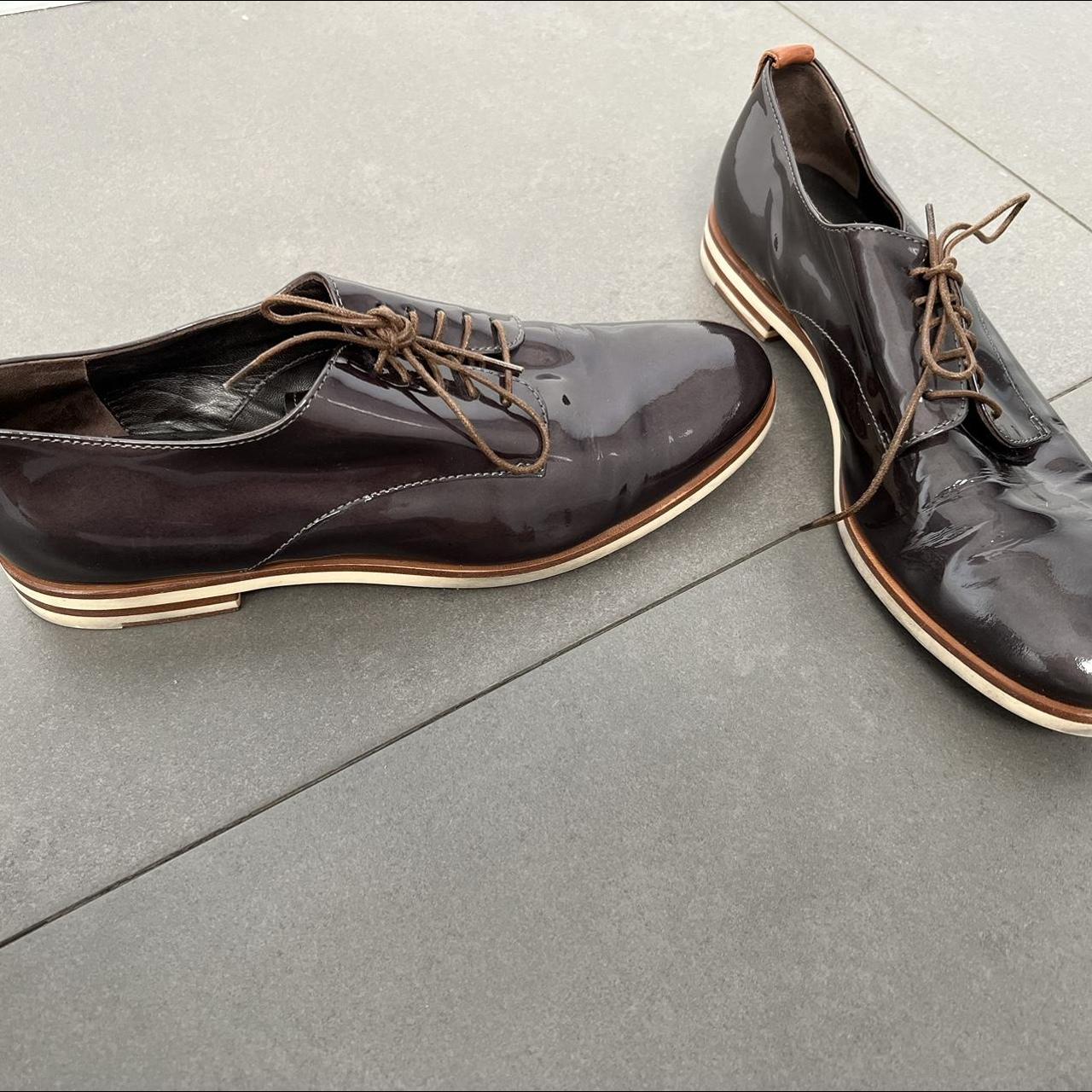 Agl patent hot sale leather oxfords