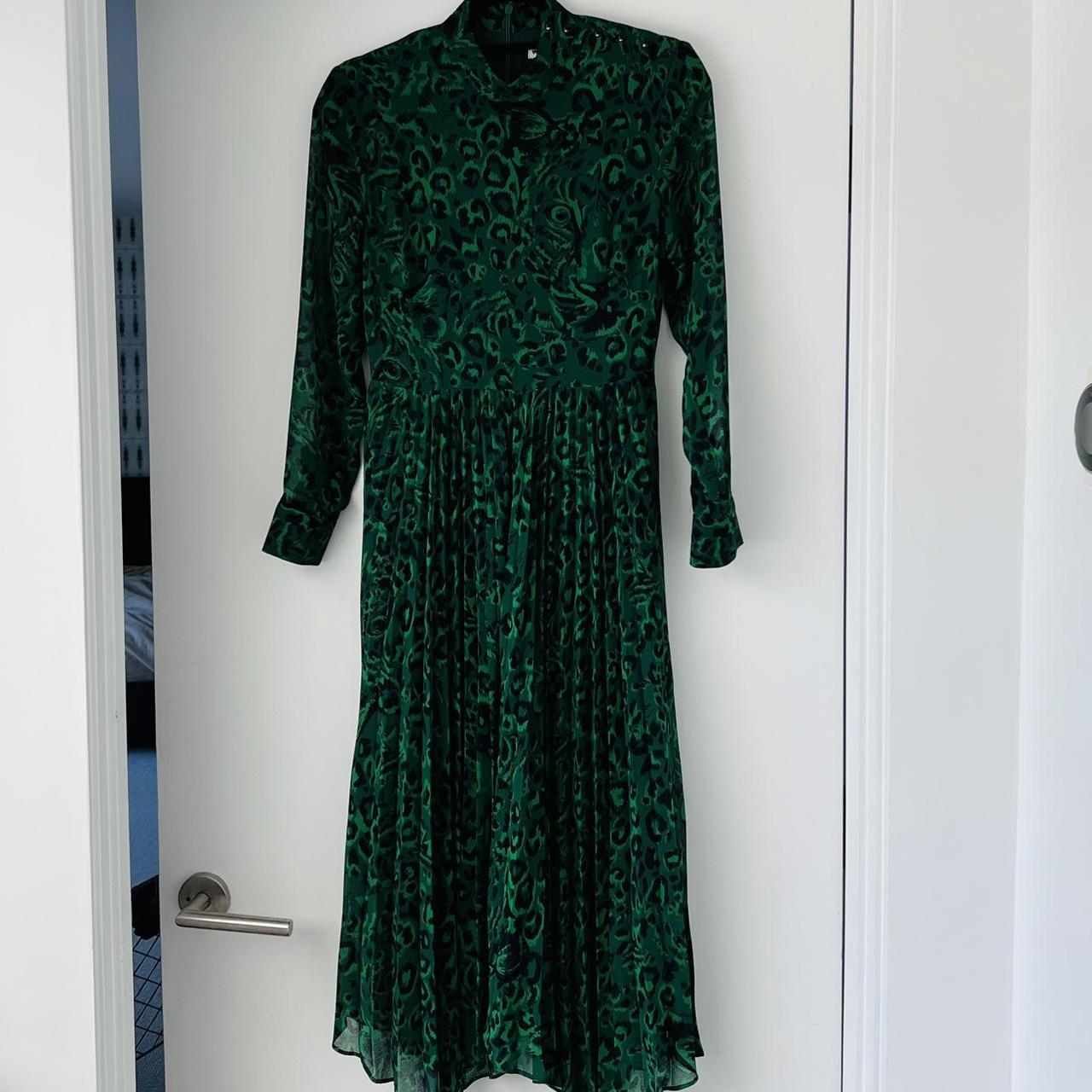 Whistles green outlet jungle dress