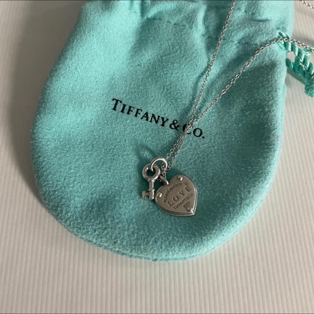 Tiffany & Co. Vintage Heart Lock & Key Pendant Necklace – Oliver Jewellery