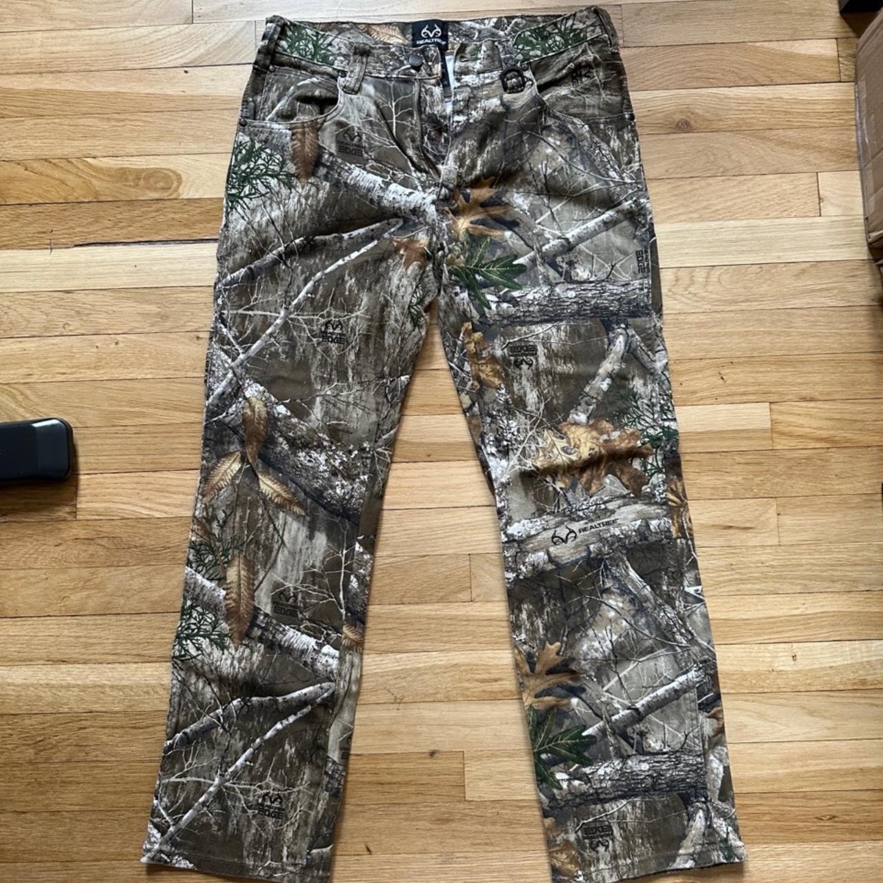 Vintage Real Tree RealTree Camo Pants Straight Fit... - Depop