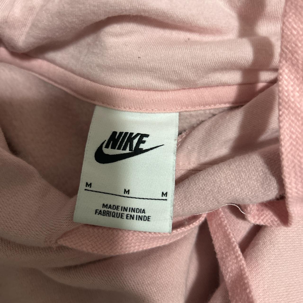 nike hoodie light pink