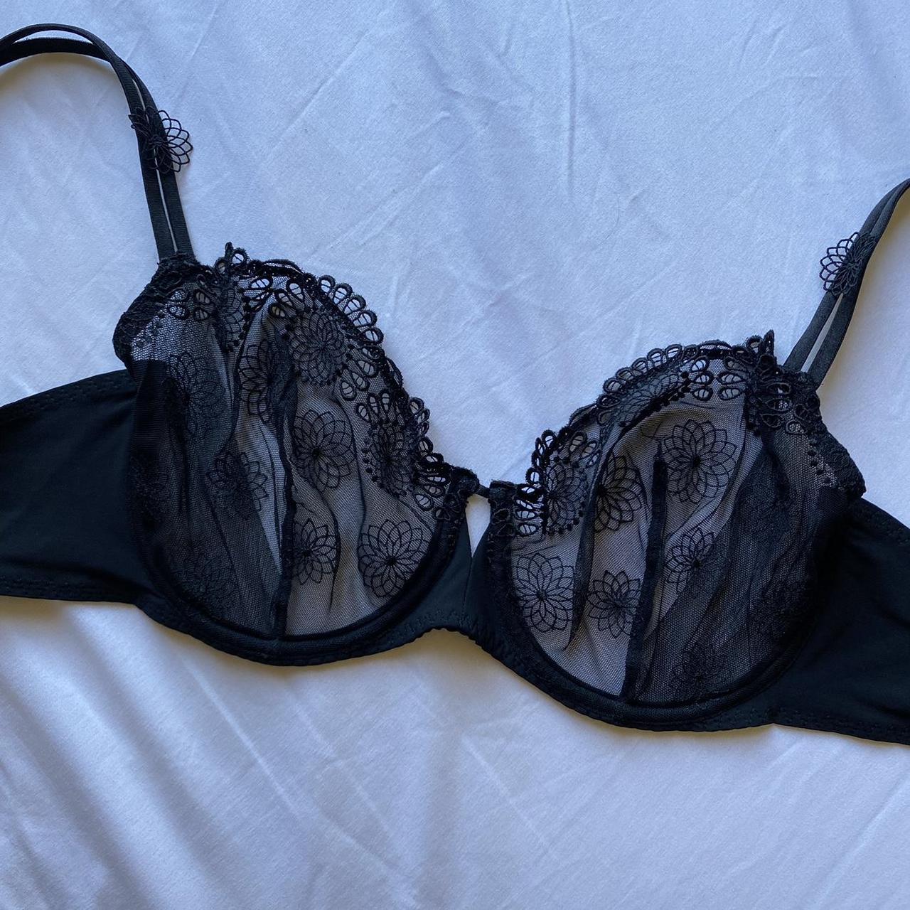 Made in France Simon Perele lace floral bra. - Depop