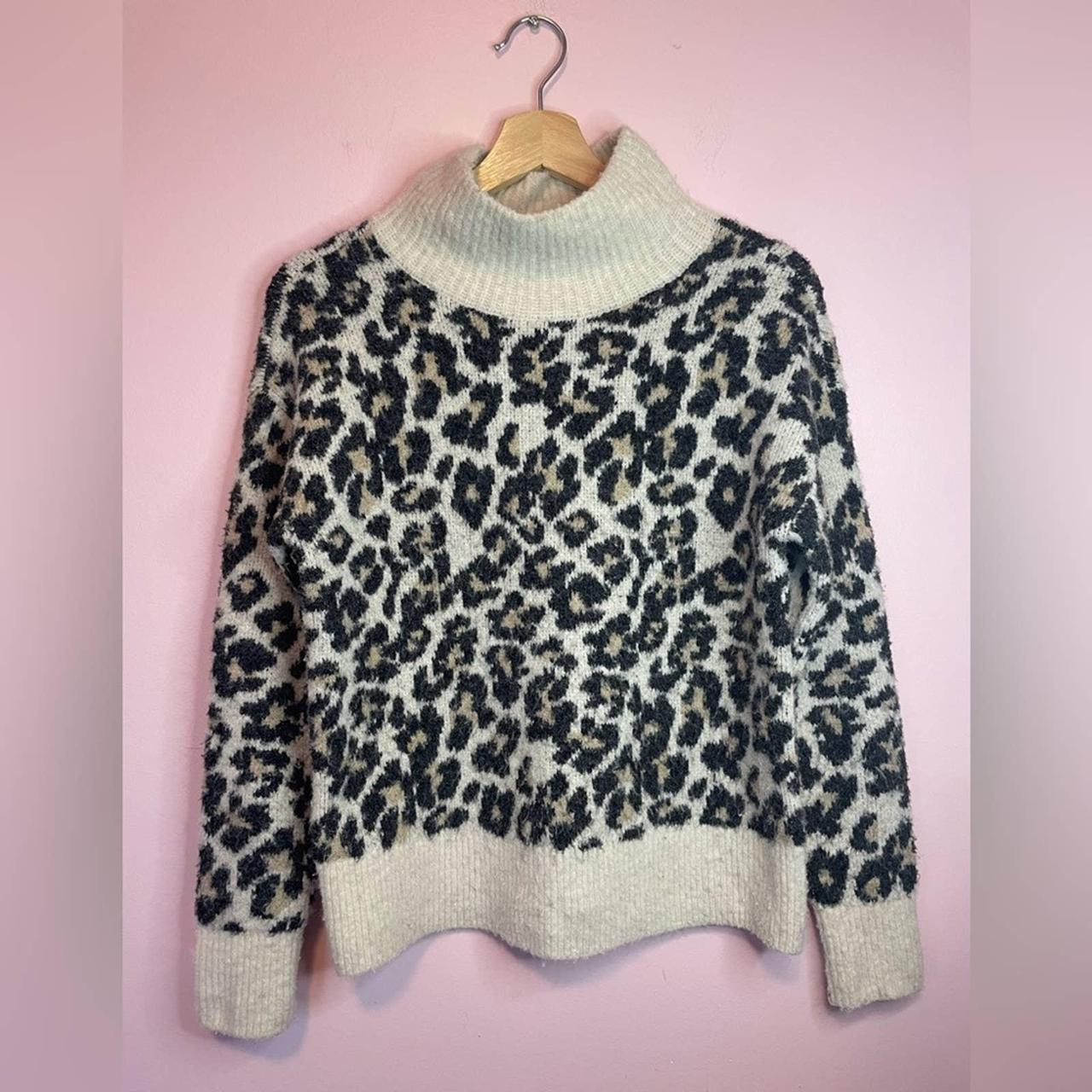 Leopard hot sale sweater loft