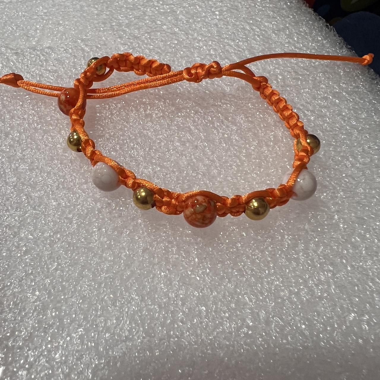 Orange String Bracelet