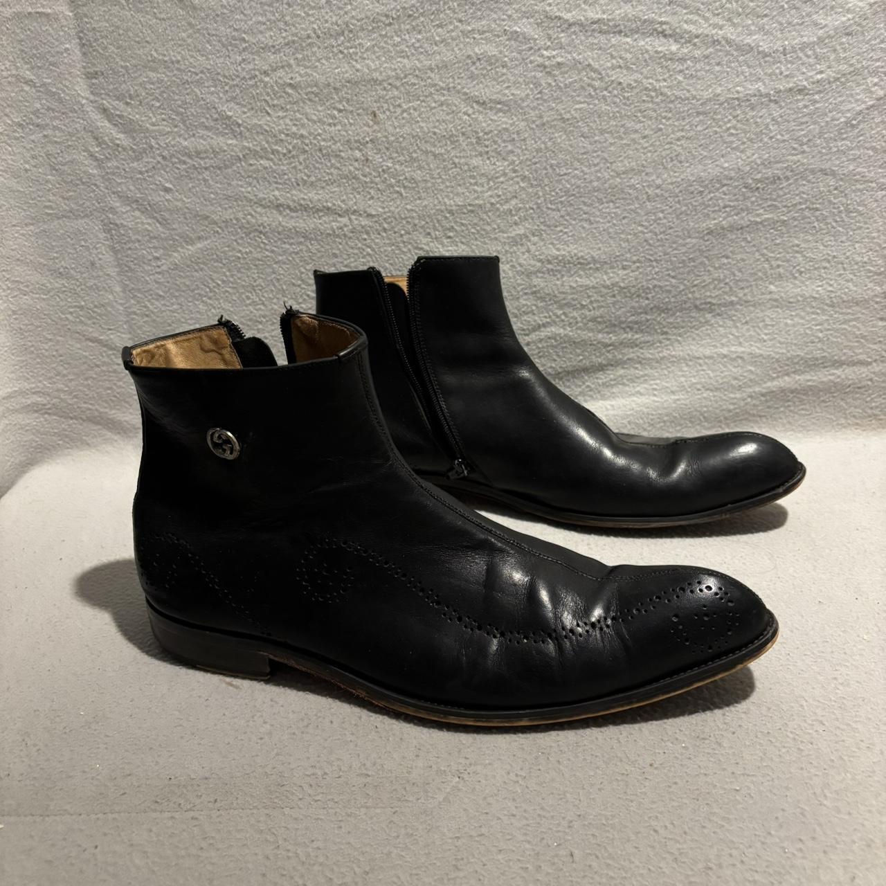 mens black ankle boots