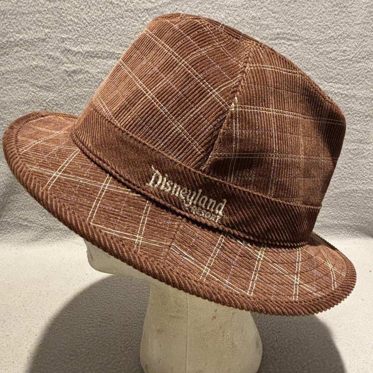 Disney Men's Hat Brown – Disneyland Mickey Mouse Brown Plaid
