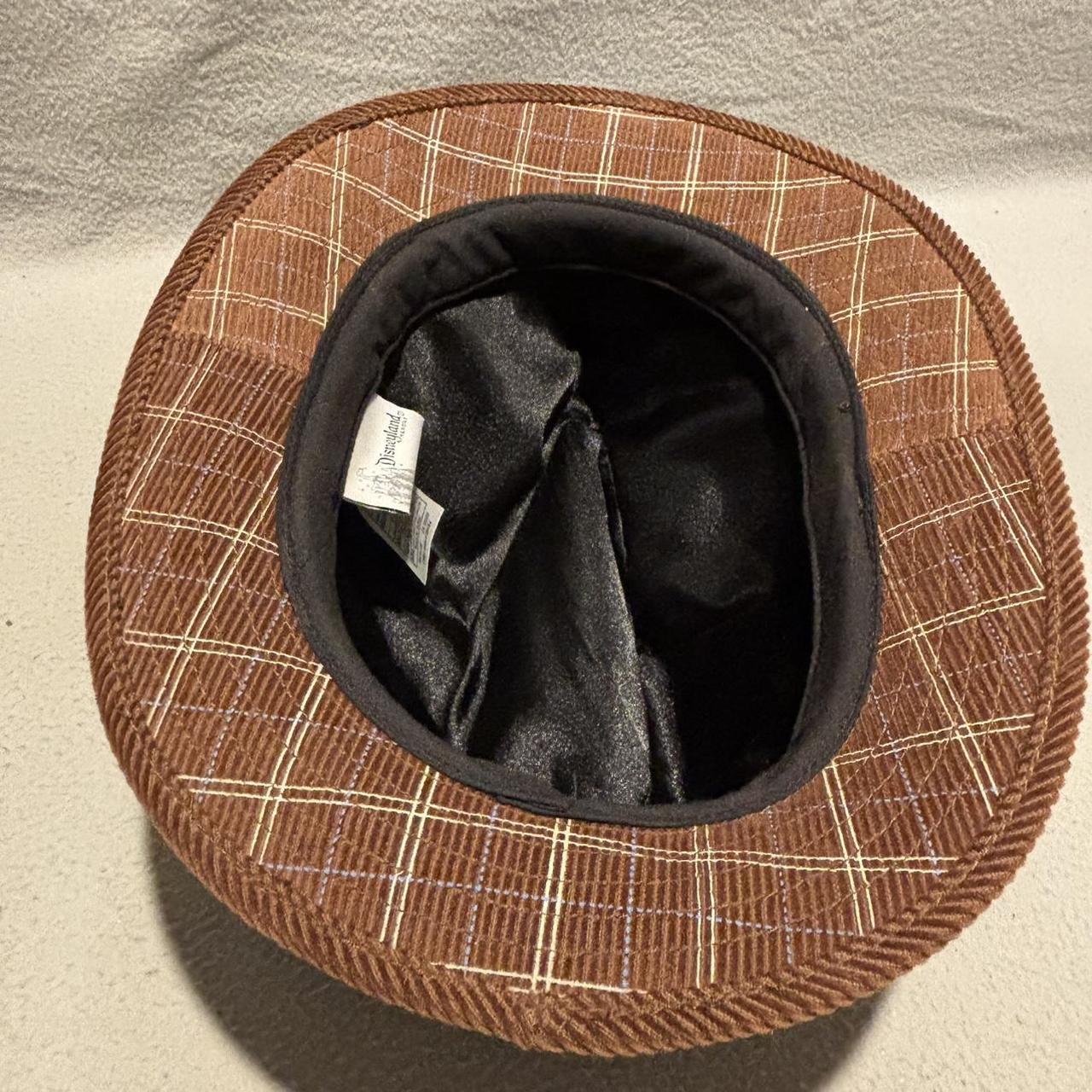 Disney Men's Hat Brown – Disneyland Mickey Mouse Brown Plaid