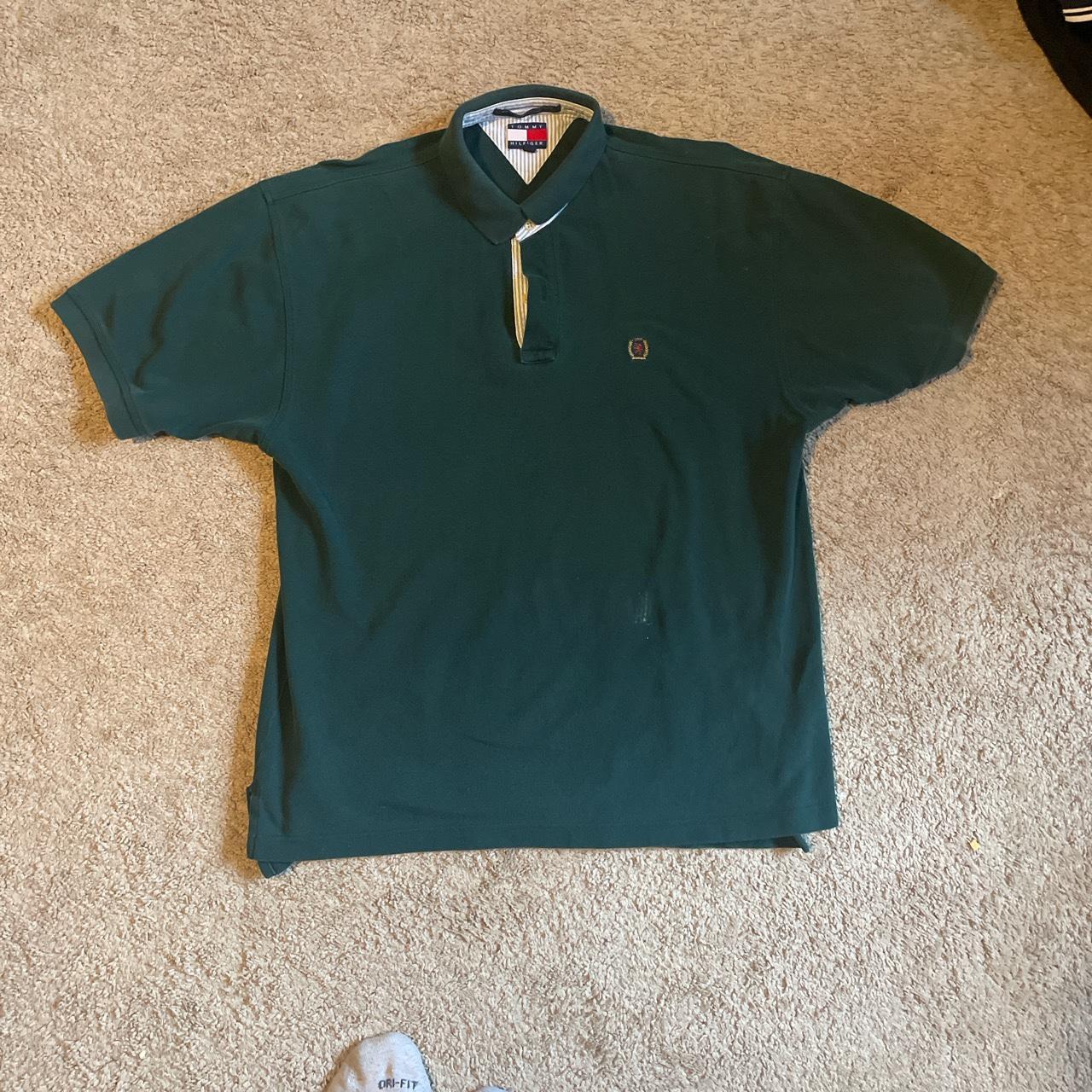 Tommy H polo T shirt Perfect condition Size L... - Depop