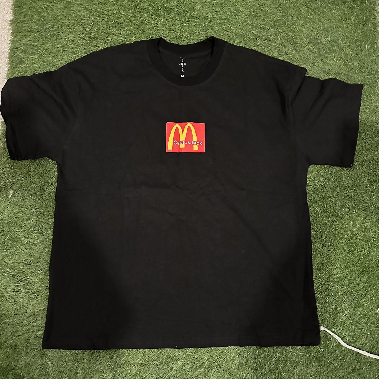 Travis Scott X Mcdonald T Shirt Black Size M - Depop